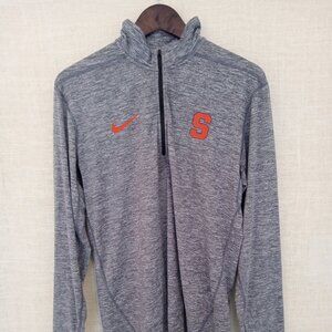 Nike Dri-Fit Womens Gray Syracuse Long Sleeve with 1/4 Zip